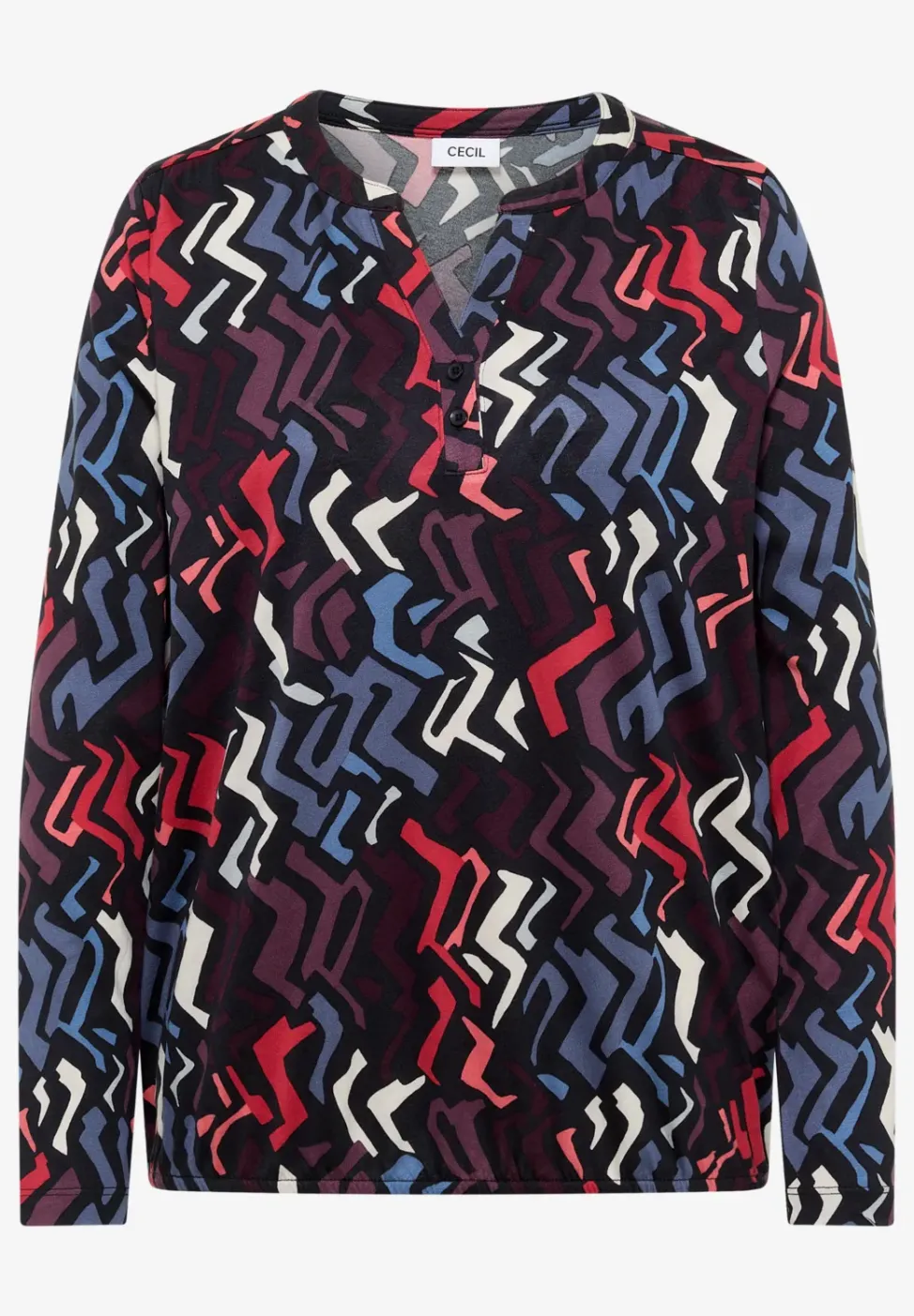 Gemustertes Tunika-Shirt