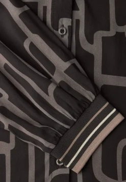 Gemusterte Tunika mit Tape