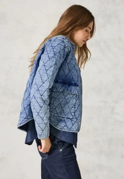 Gesteppte Jeansjacke
