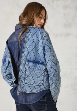 Gesteppte Jeansjacke