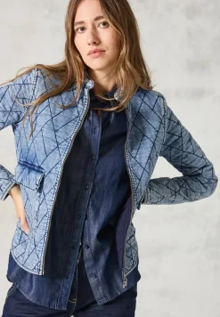 Gesteppte Jeansjacke
