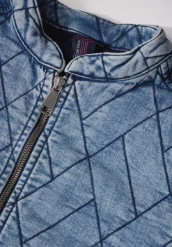 Gesteppte Jeansjacke