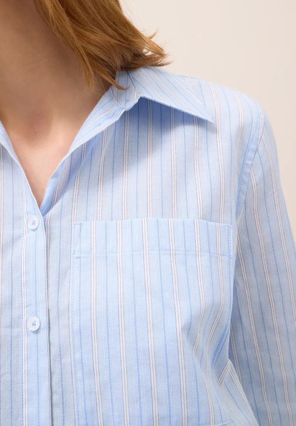 Gestreifte Hemdbluse