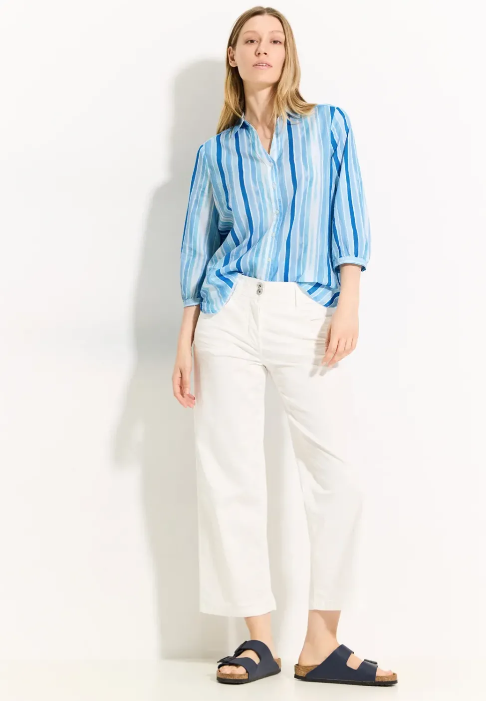 Gestreifte Hemdbluse