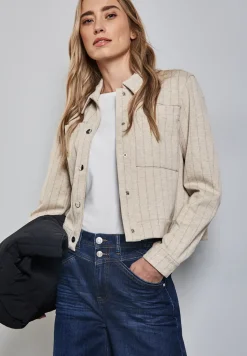 Gestreifte Jacke