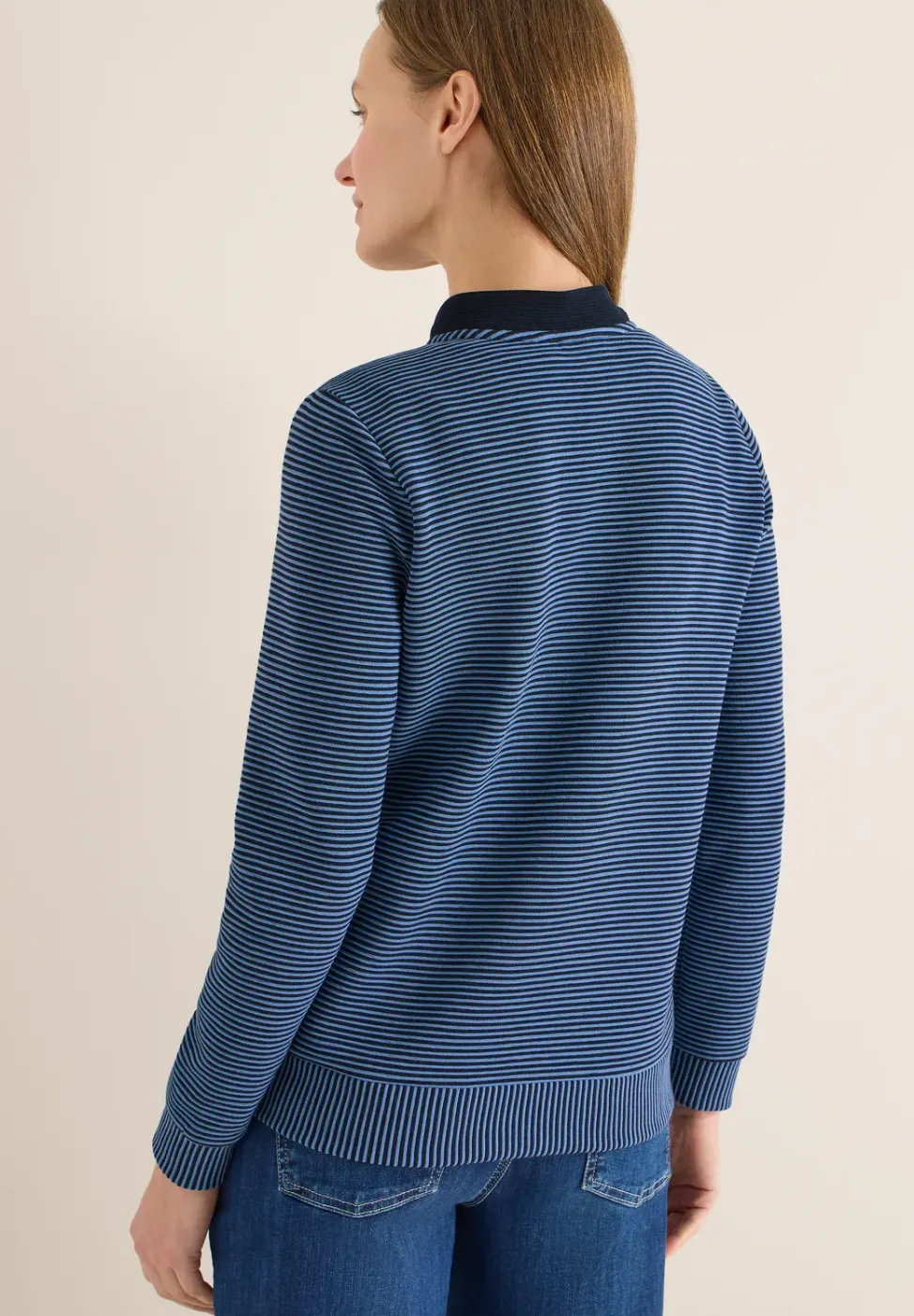 Gestreifte Jacke