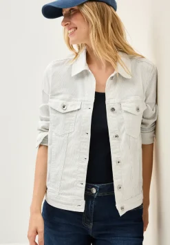 Gestreifte Jacke