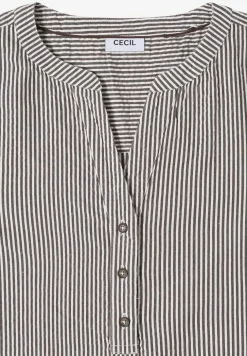 Gestreifte Seersucker Bluse