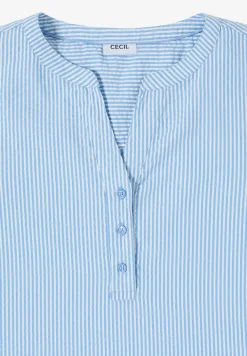 Gestreifte Seersucker Bluse