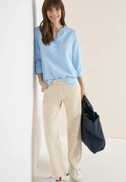 Gestreifte Seersucker Bluse