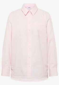 Gestreifte Seersucker Bluse