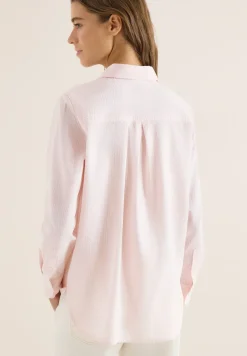 Gestreifte Seersucker Bluse