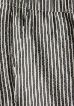 Gestreifte Seersucker Hose