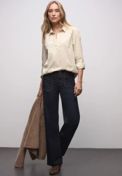 Gestreifte Business Bluse