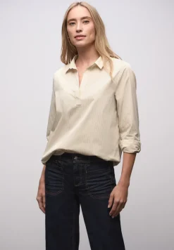 Gestreifte Business Bluse