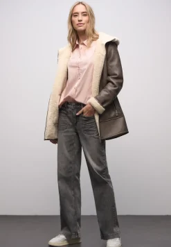 Gestreifte Business Bluse