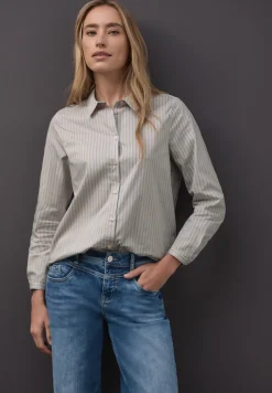Gestreifte Business Bluse