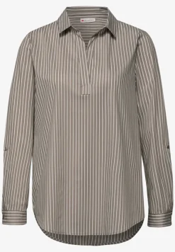 Gestreifte Business Bluse