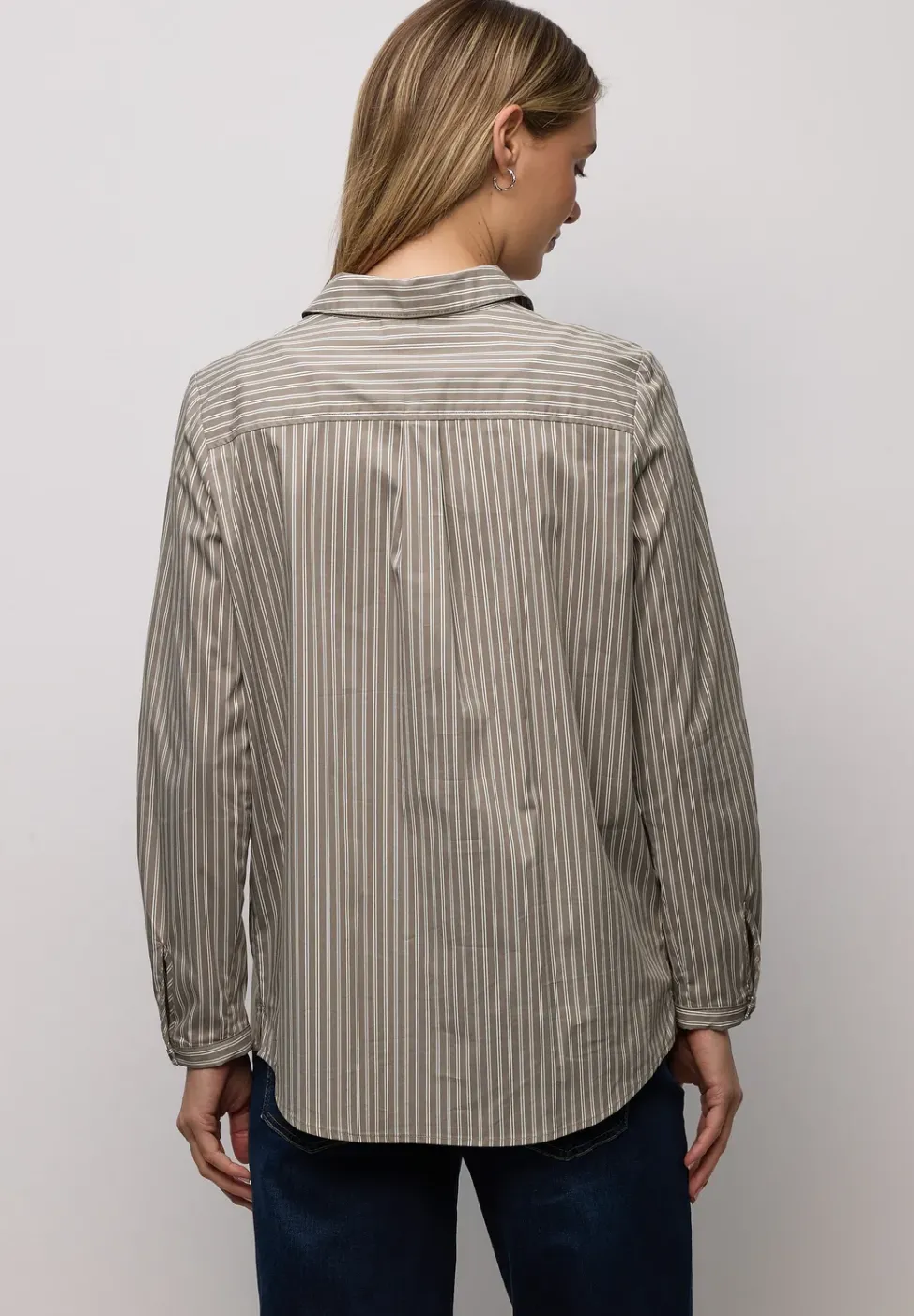 Gestreifte Business Bluse