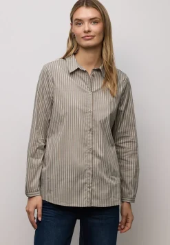 Gestreifte Business Bluse
