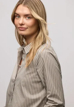 Gestreifte Business Bluse