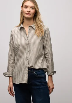 Gestreifte Business Bluse