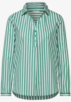 Gestreifte Business-Bluse
