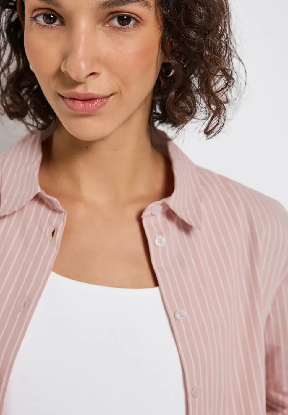 Gestreifte Business Bluse