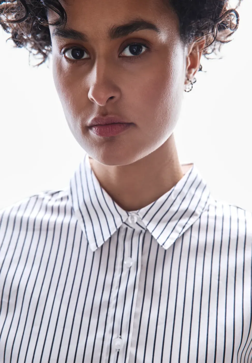 Gestreifte Business Bluse