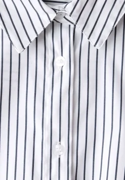 Gestreifte Business Bluse