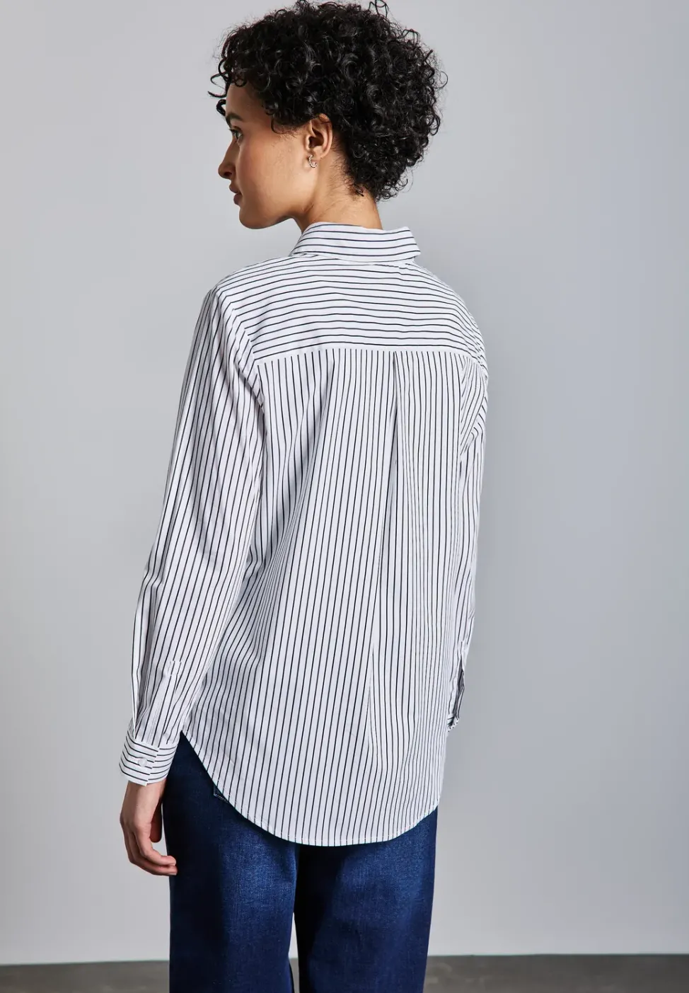 Gestreifte Business Bluse