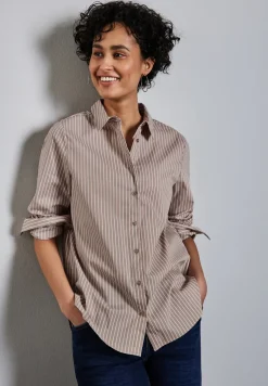 Gestreifte Business Bluse