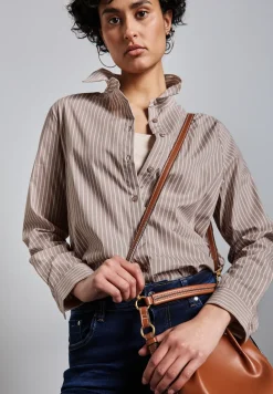 Gestreifte Business Bluse