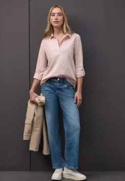 Gestreifte Business Bluse