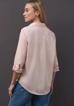 Gestreifte Business Bluse