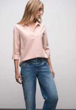 Gestreifte Business Bluse