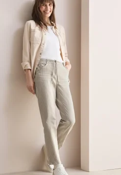 Gestreifte Casual Fit Jeans