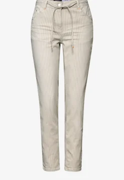 Gestreifte Casual Fit Jeans