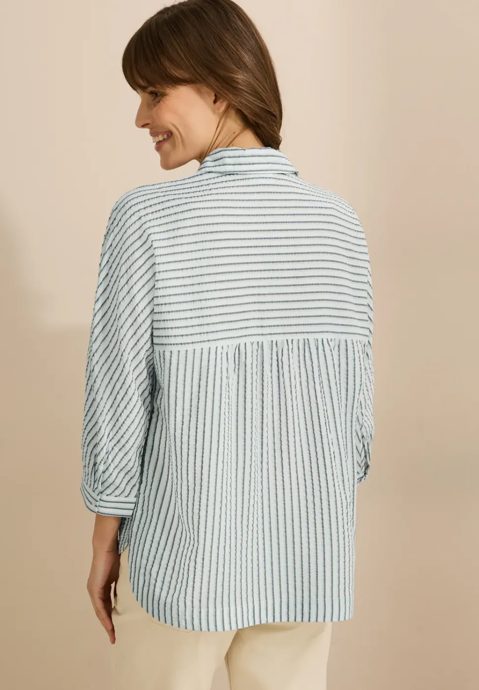 Gestreifte Hemdbluse