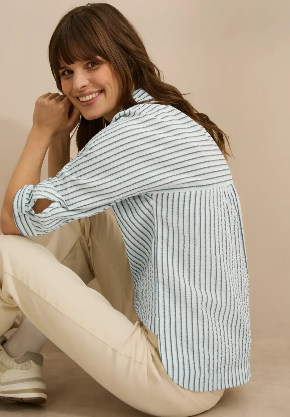Gestreifte Hemdbluse