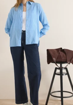 Gestreifte Hemdbluse