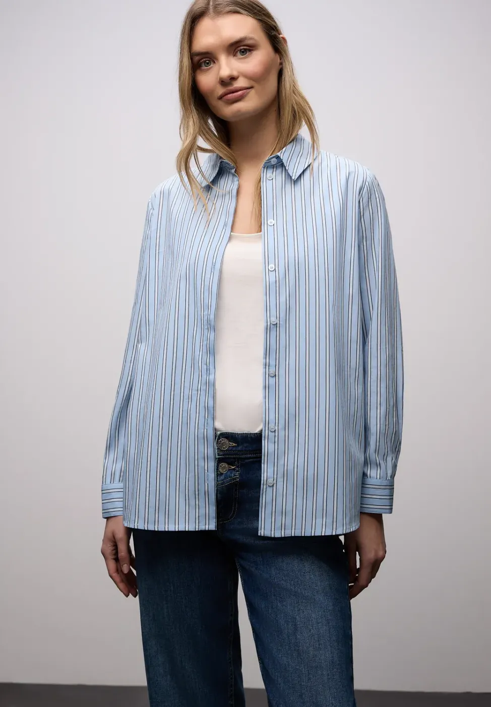Gestreifte Hemdbluse