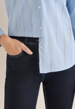 Gestreifte Hemdbluse