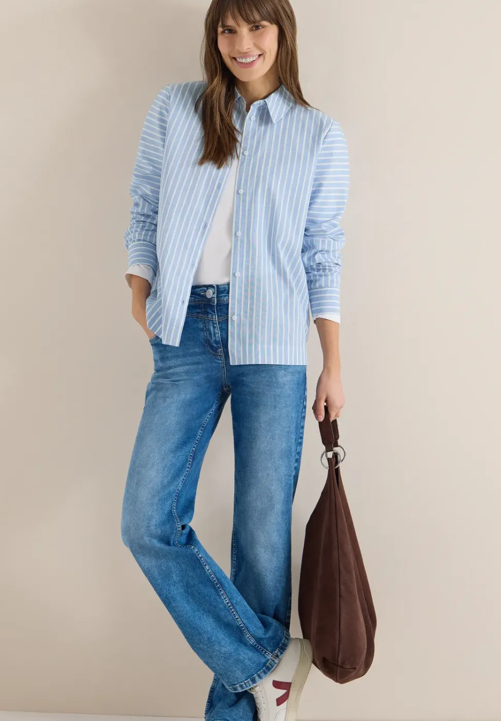 Gestreifte Hemdbluse