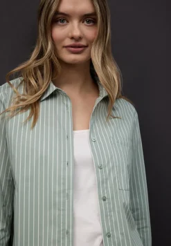 Gestreifte Hemdbluse