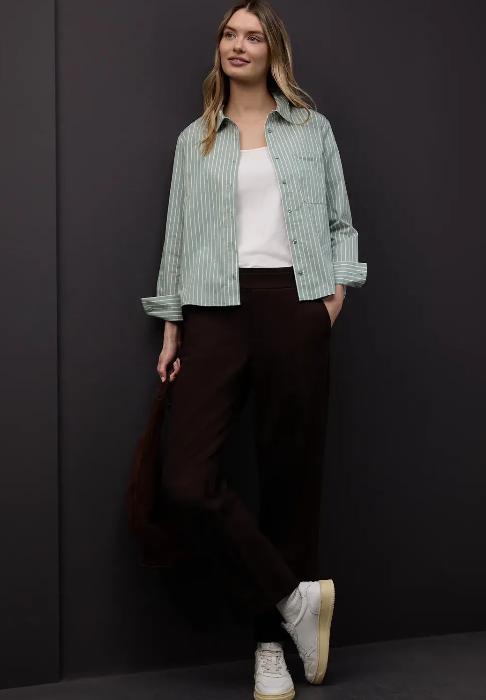 Gestreifte Hemdbluse
