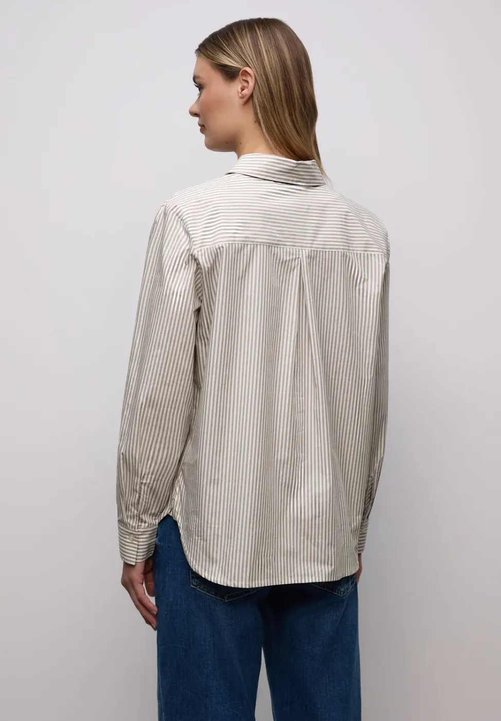 Gestreifte Hemdbluse