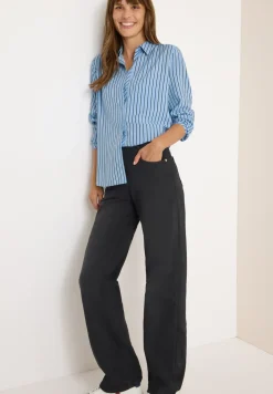 Gestreifte Hemdbluse