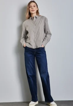 Gestreifte Hemdbluse