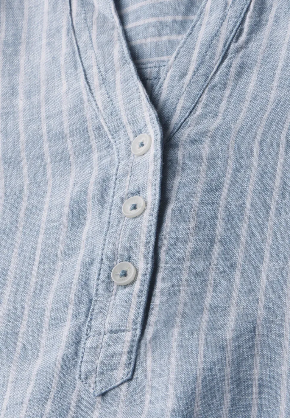 Gestreifte Leinenbluse